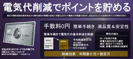 電気代削減でポイントを貯める